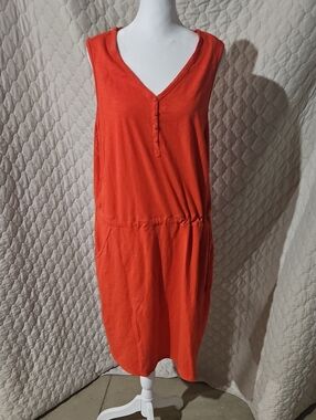 Duluth Trading Company Cotton Lyocell Tank Dress